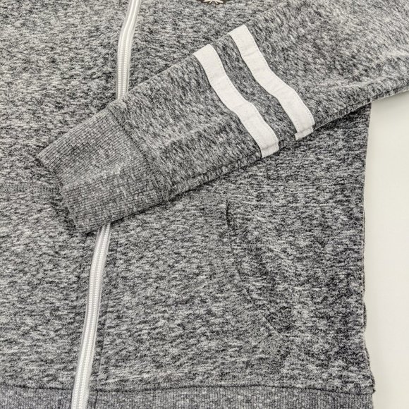 Justice Grey Zip Up Hoodie Size 7 - Picture 5 of 12